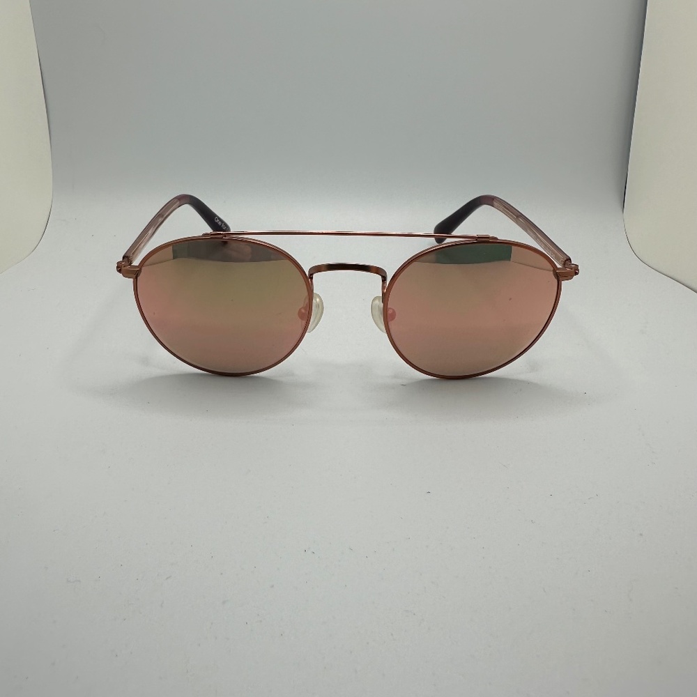 NWOT TOMS Sunglasses - Jarrett in Rose Gold Metal with Rose Chrome Grey Lens